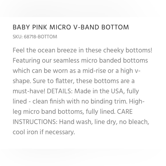 Baby Pink Matching Bikini - Picture 7 of 8